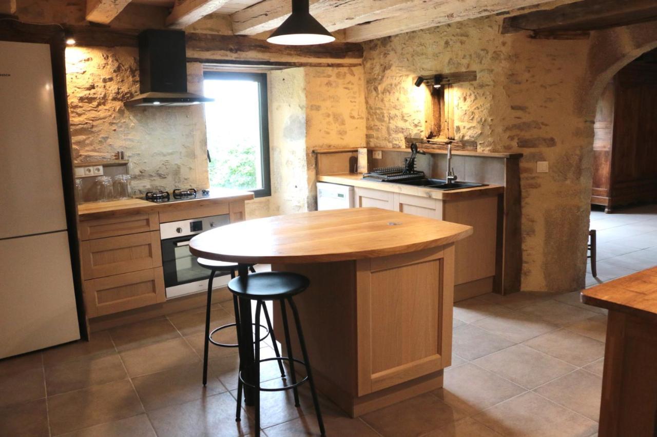 Grande Maison De Caractere En Pierres -Superbe Vue Saint-Cirgues  Bagian luar foto