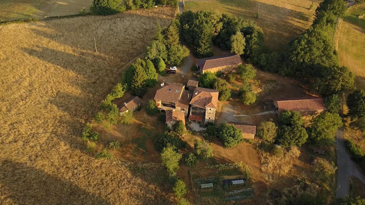 Grande Maison De Caractere En Pierres -Superbe Vue Saint-Cirgues  Bagian luar foto